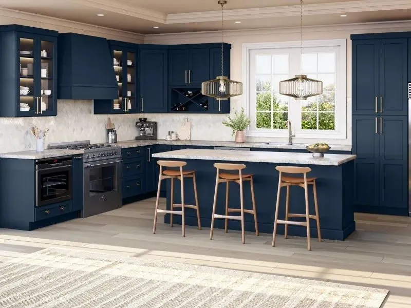 Custom kitchen remodel by Building America Construction